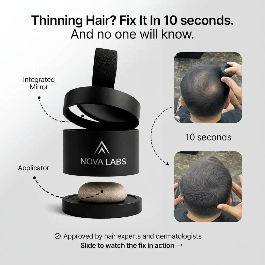 Nova Labs - Unisex Instant Hair Densifying Powder